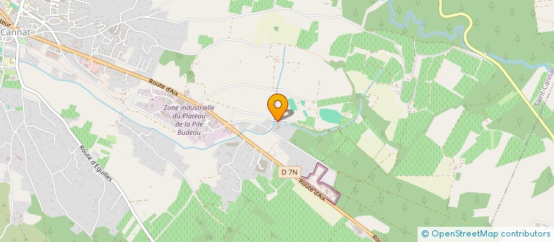 localisation de l'entreprise REZGUI CRP  SAINT-CANNAT