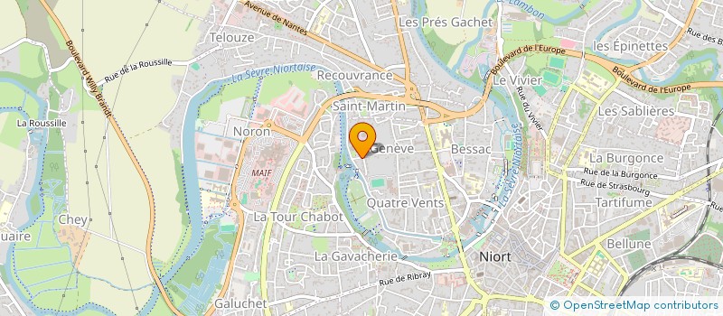 localisation de l'entreprise REZGUI TRAINING AND CONSULTING  NIORT