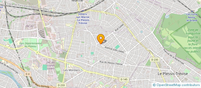 localisation de l'entreprise REZIDOR COUVERTURES à CHAMPIGNY-SUR-MARNE