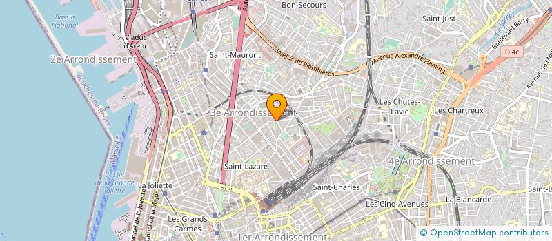 localisation de l'entreprise REZKELLAH SAID BOUDJEMA ALGIA à MARSEILLE