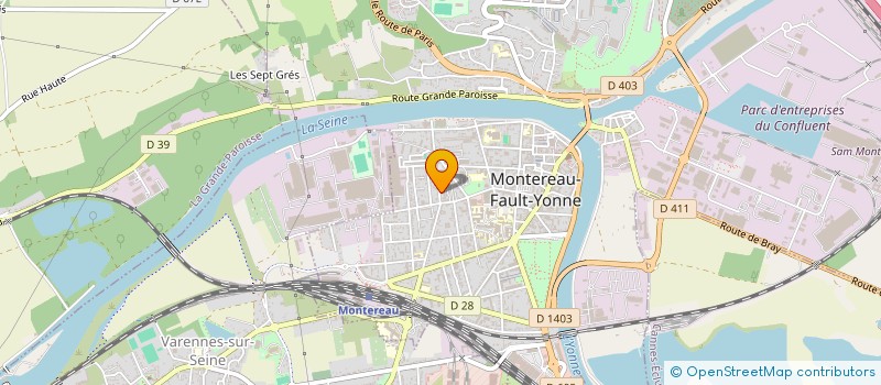 localisation de l'entreprise REZNIC AUTO 77  MONTEREAU-FAULT-YONNE