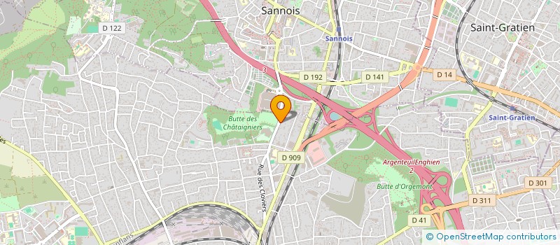 localisation de l'entreprise REZNIQI  ARGENTEUIL