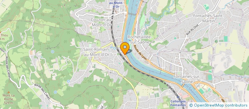 localisation de l'entreprise REZO CARS  SAINT-ROMAIN-AU-MONT-D'OR