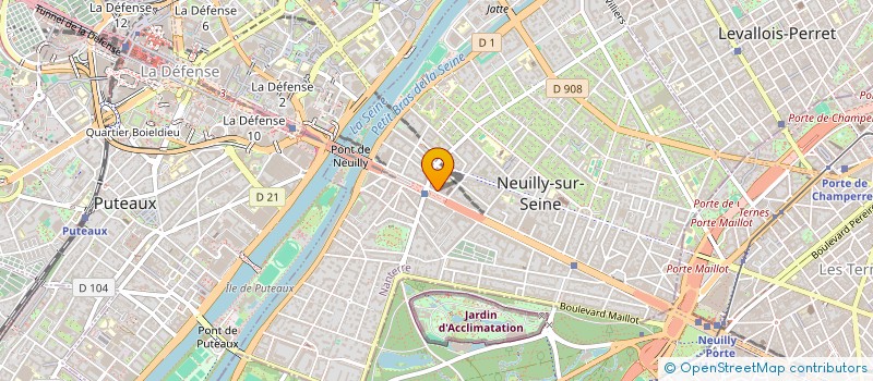 localisation de l'entreprise REZO CONSEIL à NEUILLY-SUR-SEINE