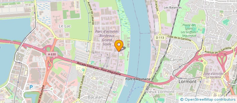 localisation de l'entreprise REZO PADEL  BORDEAUX