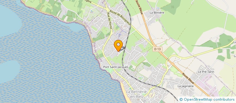 localisation de l'entreprise REZO.RETZ  LA BERNERIE-EN-RETZ