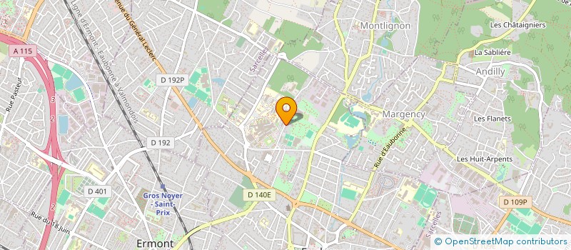 localisation de l'entreprise REZO TRANS à EAUBONNE