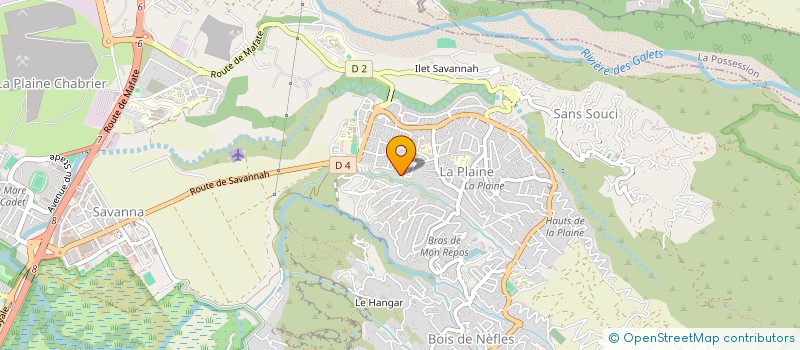 localisation de l'entreprise REZO974 à SAINT-PAUL