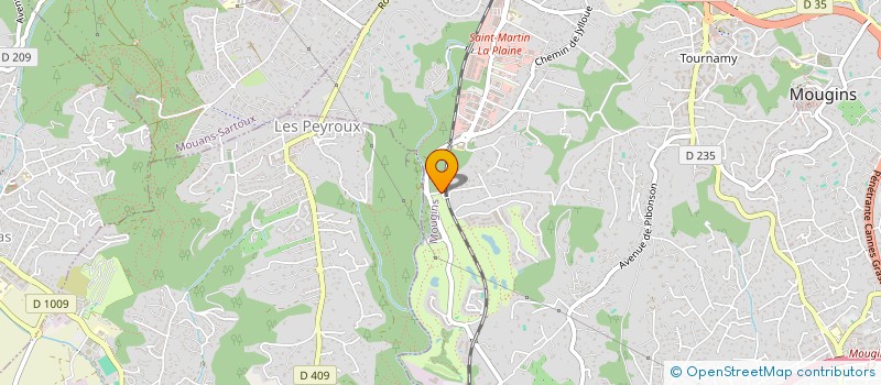 localisation de l'entreprise REZOAL à MOUGINS