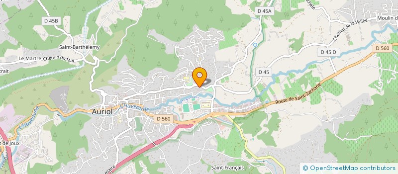 localisation de l'entreprise REZODEV  AURIOL