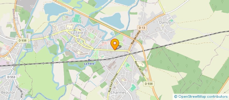 localisation de l'entreprise REZODIAGSFRANCE à LA FERE