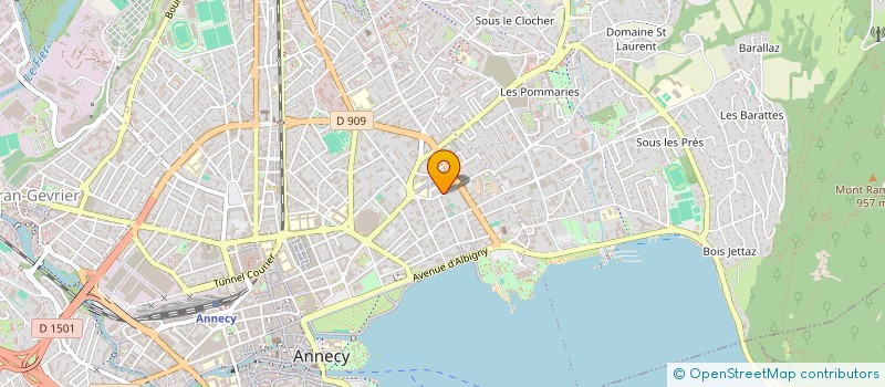 localisation de l'entreprise REZOLAB à ANNECY