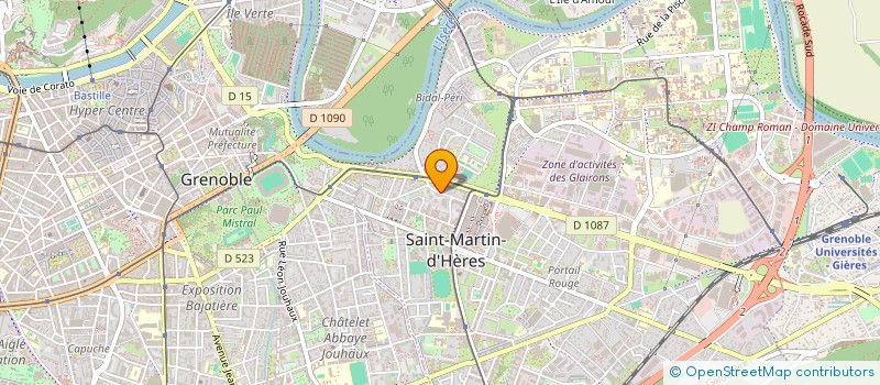 localisation de l'entreprise REZOLUTION à SAINT-MARTIN-D'HERES