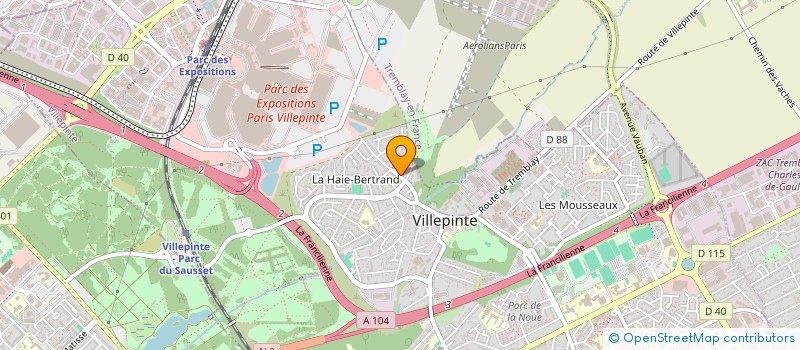localisation de l'entreprise REZOLUTION CULTURELLE à VILLEPINTE