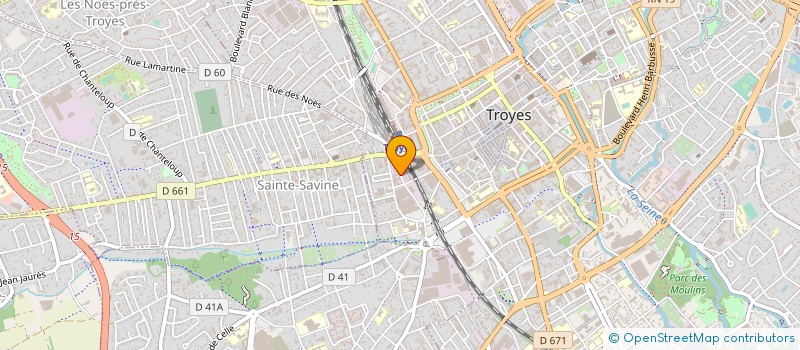 localisation de l'entreprise REZOMEDIA à TROYES