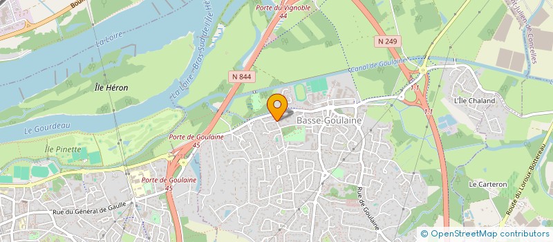 localisation de l'entreprise REZONANS OUEST à BASSE-GOULAINE
