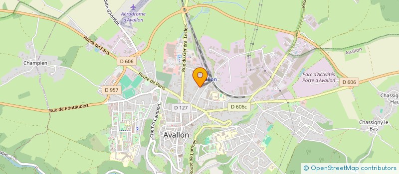 localisation de l'entreprise REZONNANCE à AVALLON