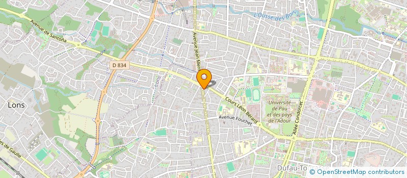 localisation de l'entreprise REZONNE à PAU