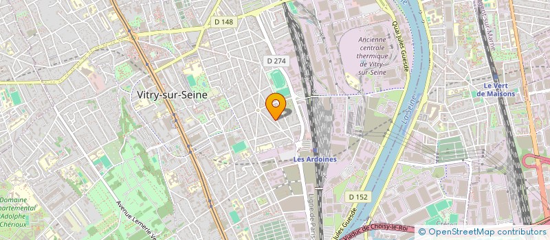 localisation de l'entreprise REZTECH ENTREPRISE à VITRY-SUR-SEINE