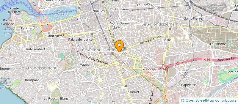 localisation de l'entreprise RF 2C à MARSEILLE