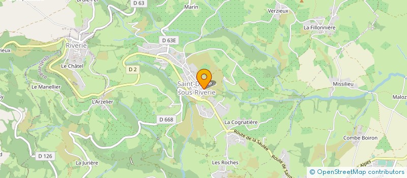 localisation de l'entreprise RF BARDAGE  CHABANIERE