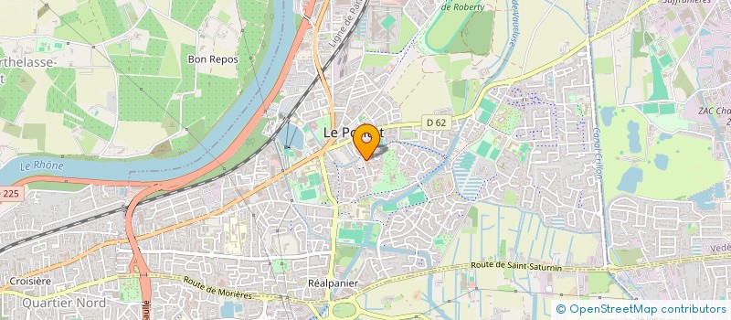 localisation de l'entreprise RF CONCEPT  LE PONTET