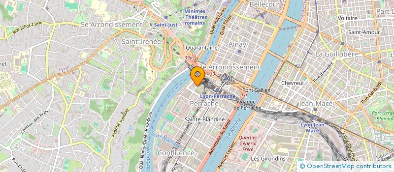localisation de l'entreprise RF CONSEIL à LYON
