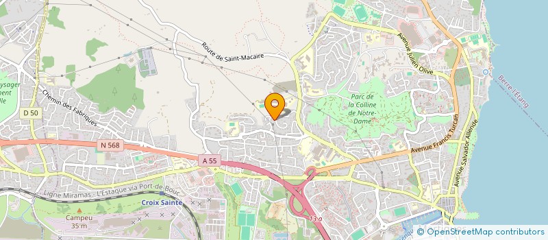 localisation de l'entreprise RF CONSULTING  MARTIGUES