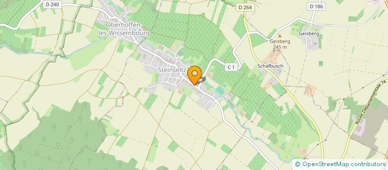 localisation de l'entreprise RF CONSULTING  STEINSELTZ