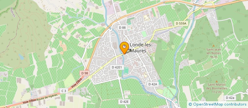 localisation de l'entreprise RF CONTROLE  LA LONDE-LES-MAURES