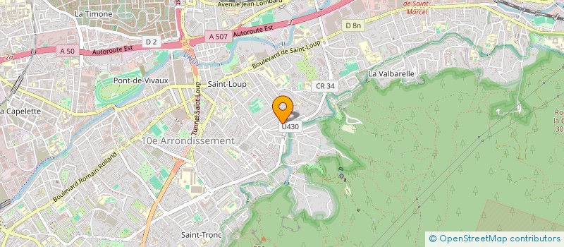 localisation de l'entreprise RF COSMETICS à MARSEILLE