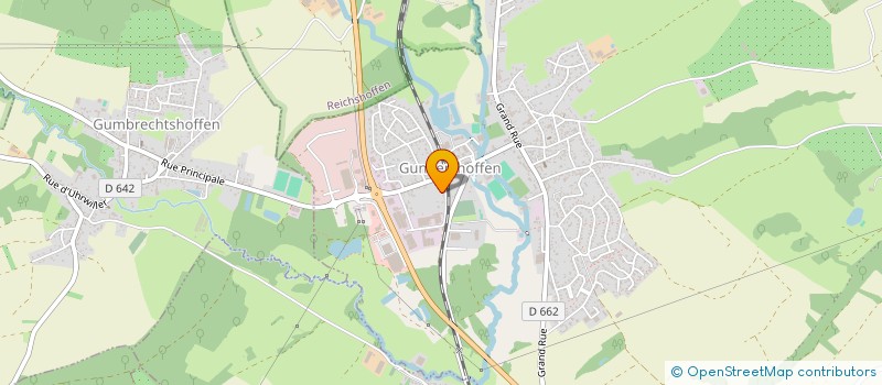 localisation de l'entreprise RF COUVERTURE  GUNDERSHOFFEN