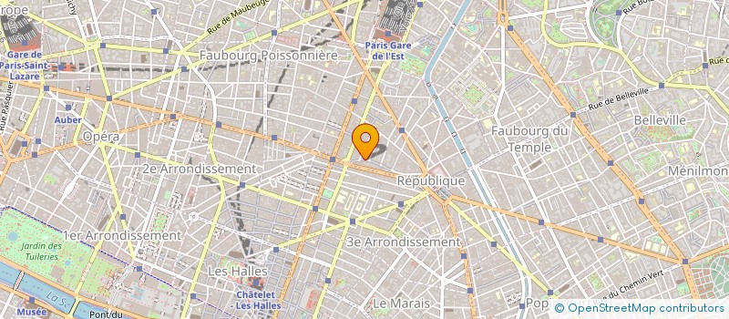 localisation de l'entreprise RF DECO à PARIS