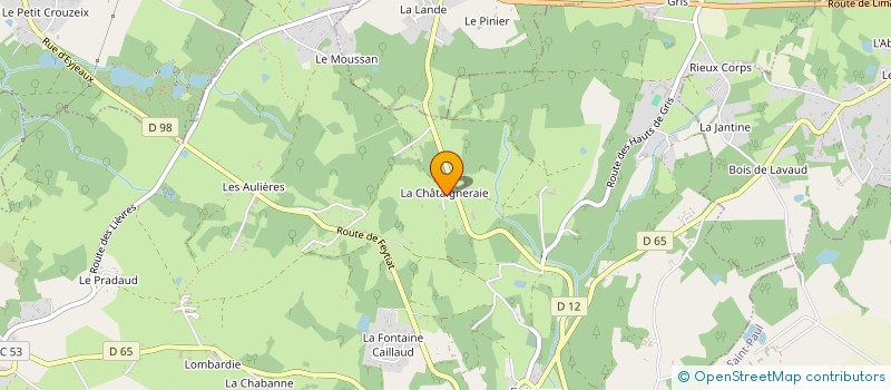 localisation de l'entreprise RF ELEC O à EYJEAUX