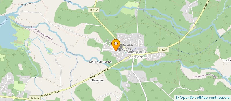 localisation de l'entreprise RF GLOBAL INVEST  SAINT-PAUL-EN-BORN