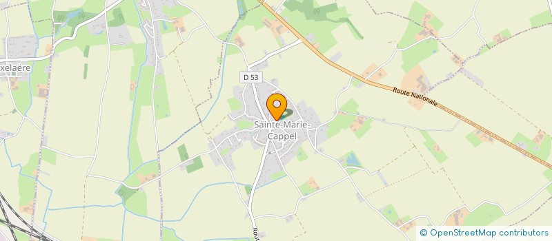 localisation de l'entreprise RF HOLDING  SAINTE-MARIE-CAPPEL