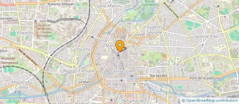 localisation de l'entreprise RF HOLDING  RENNES