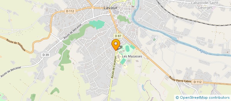 localisation de l'entreprise RF HOLDING  LAVAUR