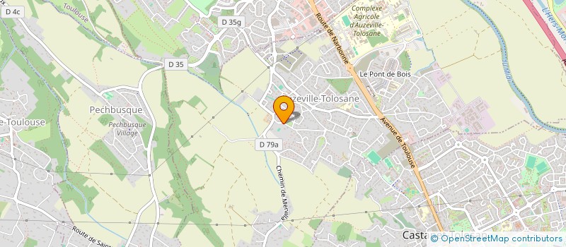 localisation de l'entreprise RF INVEST à AUZEVILLE-TOLOSANE