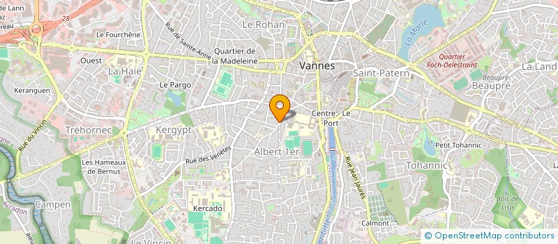 localisation de l'entreprise RF INVEST  VANNES