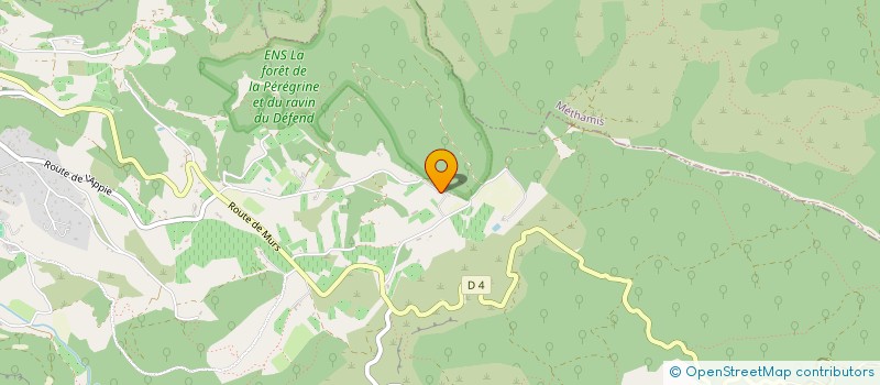 localisation de l'entreprise RF INVEST  VENASQUE