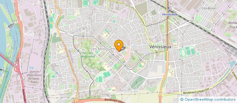 localisation de l'entreprise RF LYON  VENISSIEUX