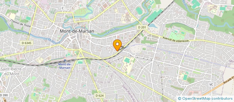 localisation de l'entreprise RF MONTAGE  MONT-DE-MARSAN