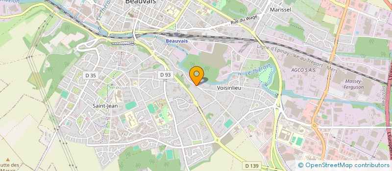 localisation de l'entreprise RF MULTISERVICES  BEAUVAIS