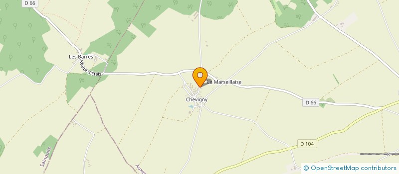 localisation de l'entreprise RF NEGOCE à ETAIS-LA-SAUVIN
