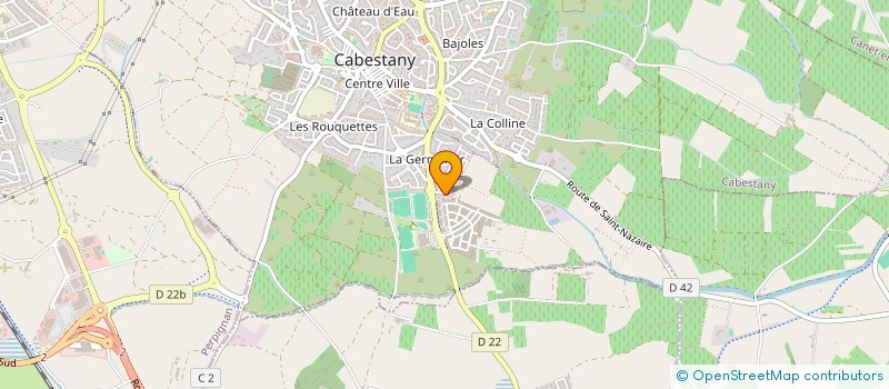 localisation de l'entreprise RF PATRIMOINE  CABESTANY