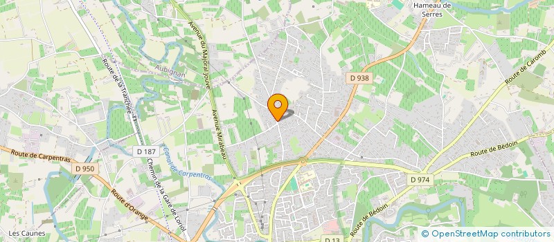 localisation de l'entreprise RF PEINTURES à CARPENTRAS