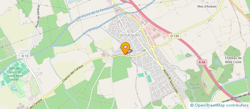 localisation de l'entreprise RF POMPAGE PERE ET FILS  CAISSARGUES