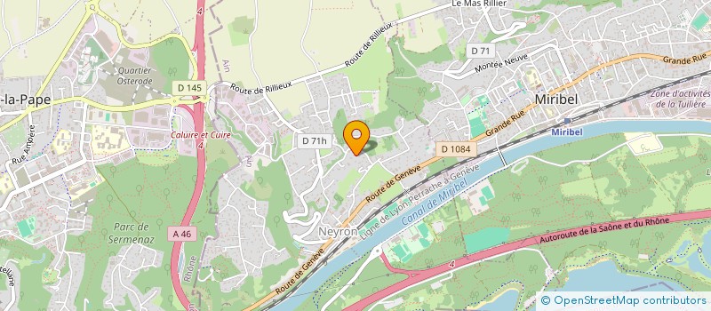 localisation de l'entreprise RF REAL ESTATE  NEYRON