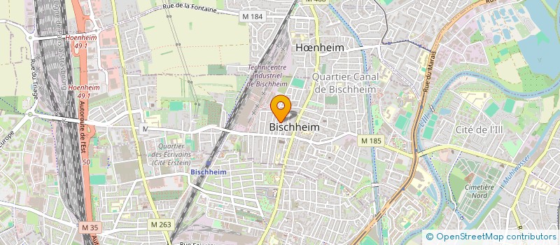 localisation de l'entreprise RF RENOV  BISCHHEIM